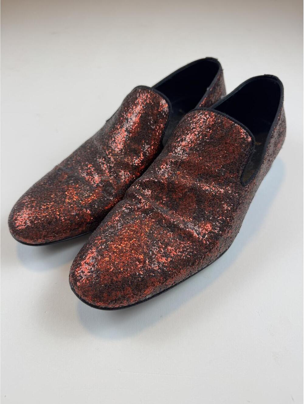 Saint Laurent Python Glitter Loafer